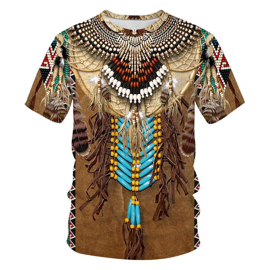 Fashion Ethnic Indian Clothing - 인도 민족 스타일 3D 프린트 티셔츠