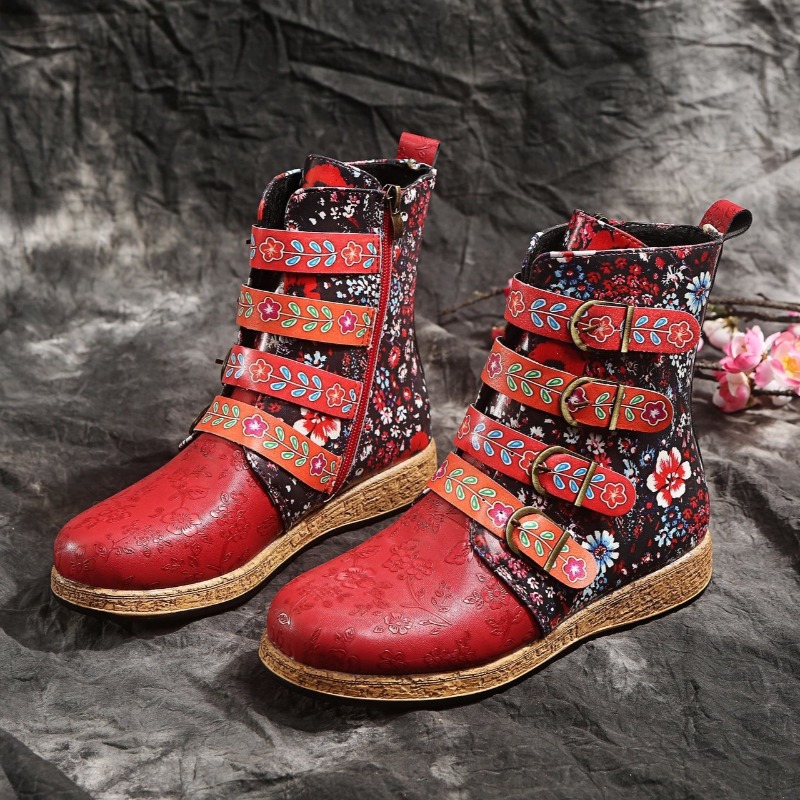 Ethnic Fashion Brands - 브랜드 여성 부츠 2026 봄 편안한