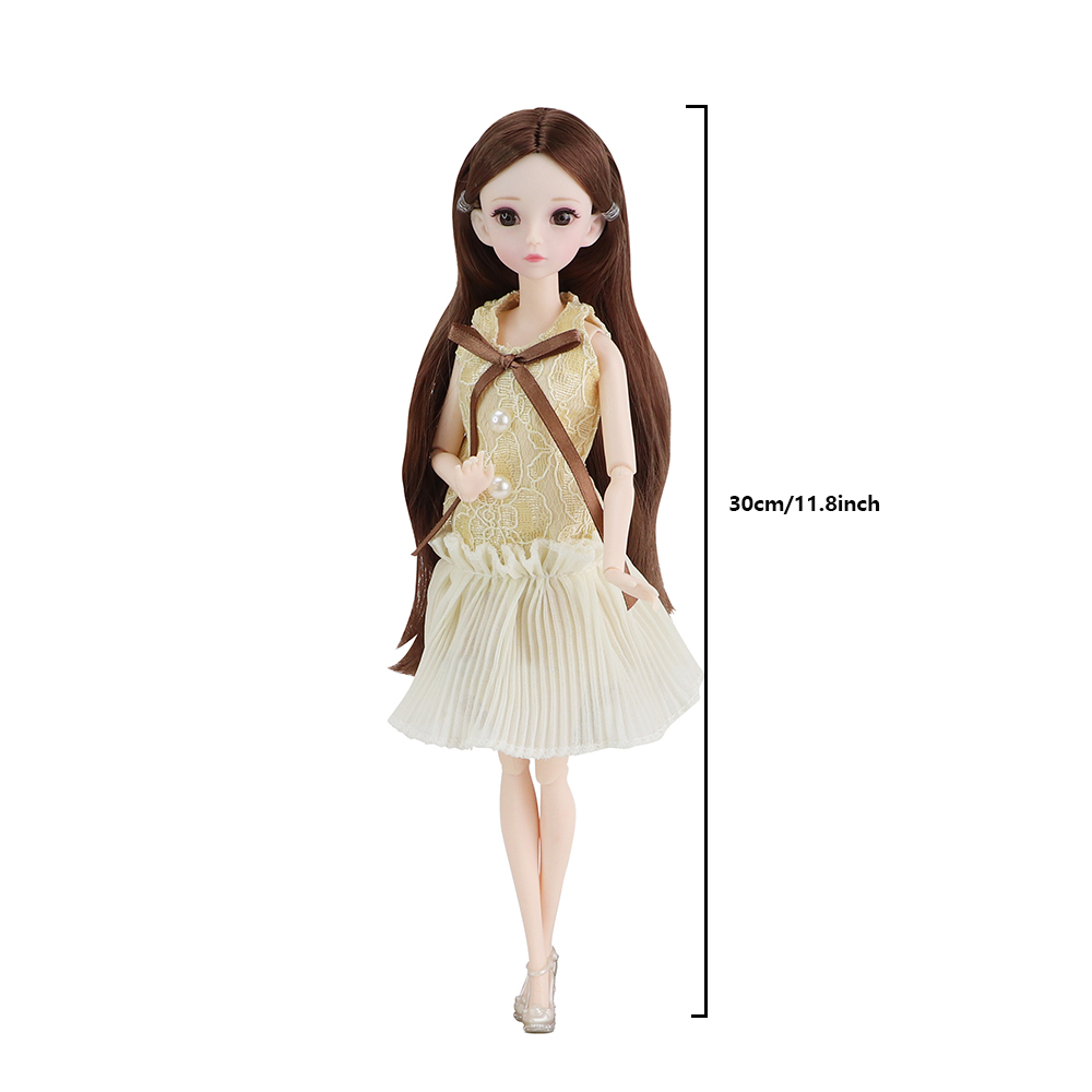 30cm 수집용 패션 인형, 정교한 스커트, 움직이는  - Ethnic Wear Model Fashion 리뷰 및 가격