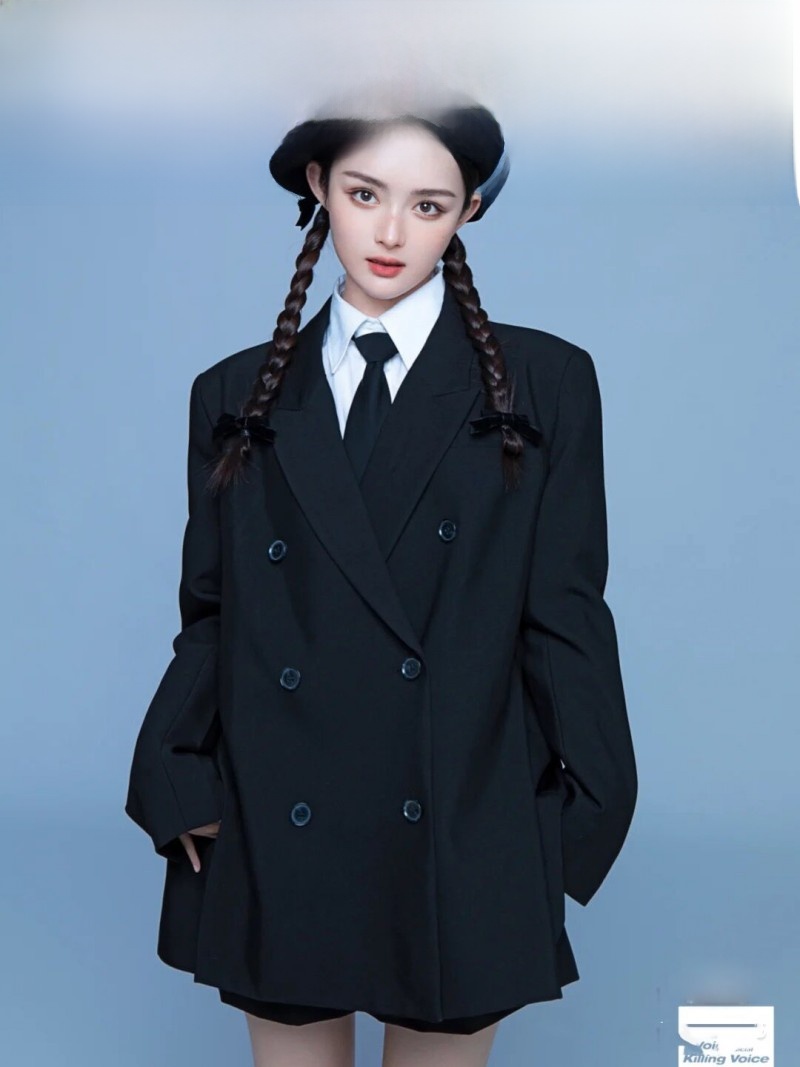 새로운 인물 사진 촬영 여성 정장 대학 스타일 이미지  - Ethnic Fashion Style 리뷰 및 가격
