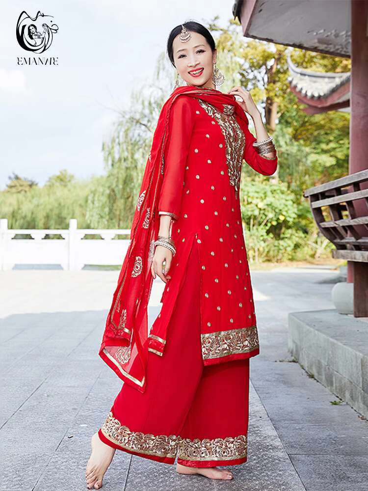 이국적인 스타일의 인도 댄스 의상 민족 스타일 여성 패 - Fashion Ethnic Indian Clothing 리뷰 및 가격