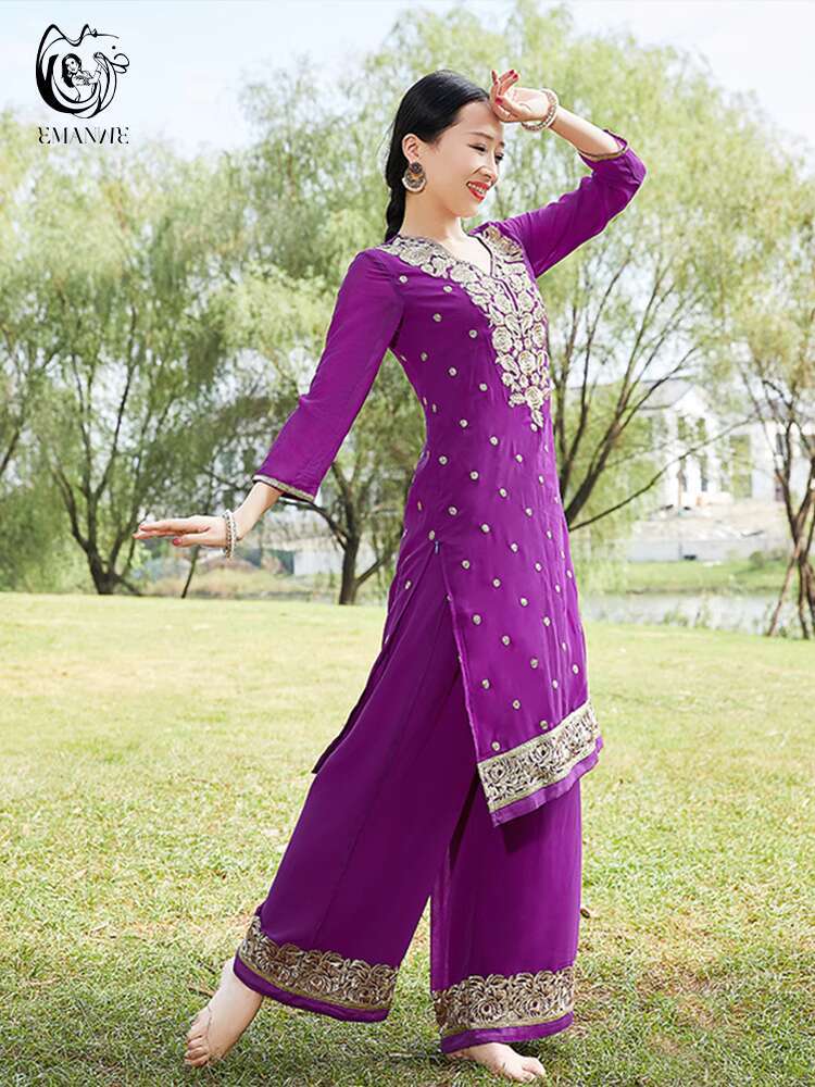 이국적인 스타일의 인도 댄스 의상 민족 스타일 여성 패 - Fashion Ethnic Indian Clothing 리뷰 및 가격