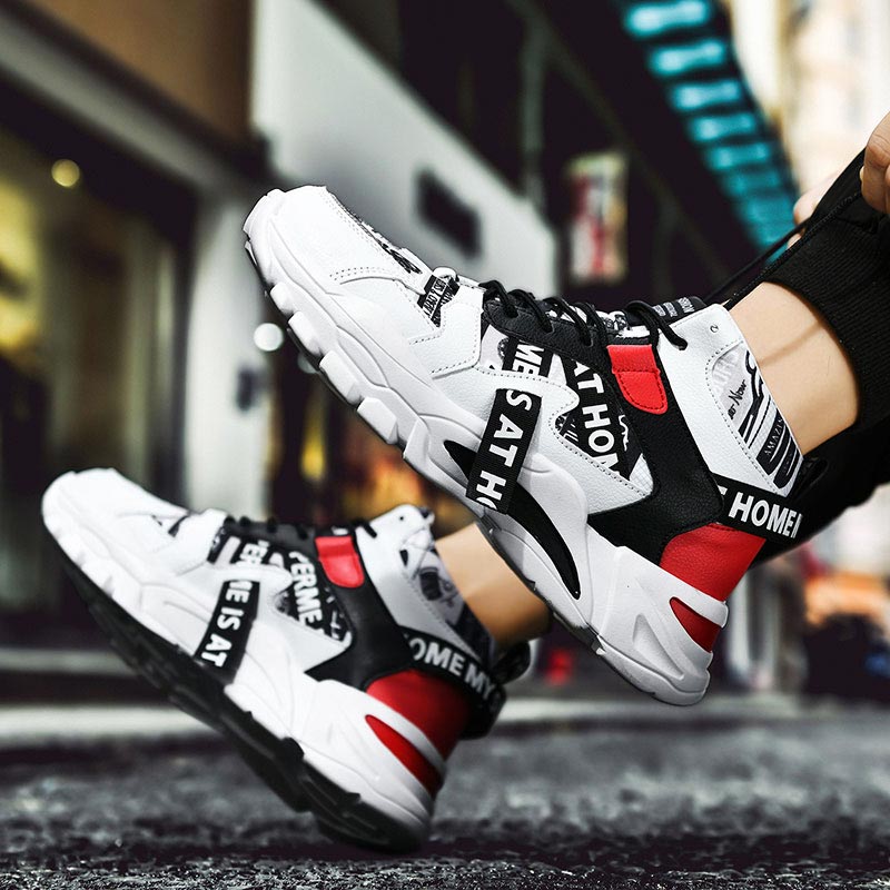 대형 사이즈 하이탑 청키 남자 스니커즈, 스포츠 신발, - Ethnic Fast Fashion 리뷰 및 가격