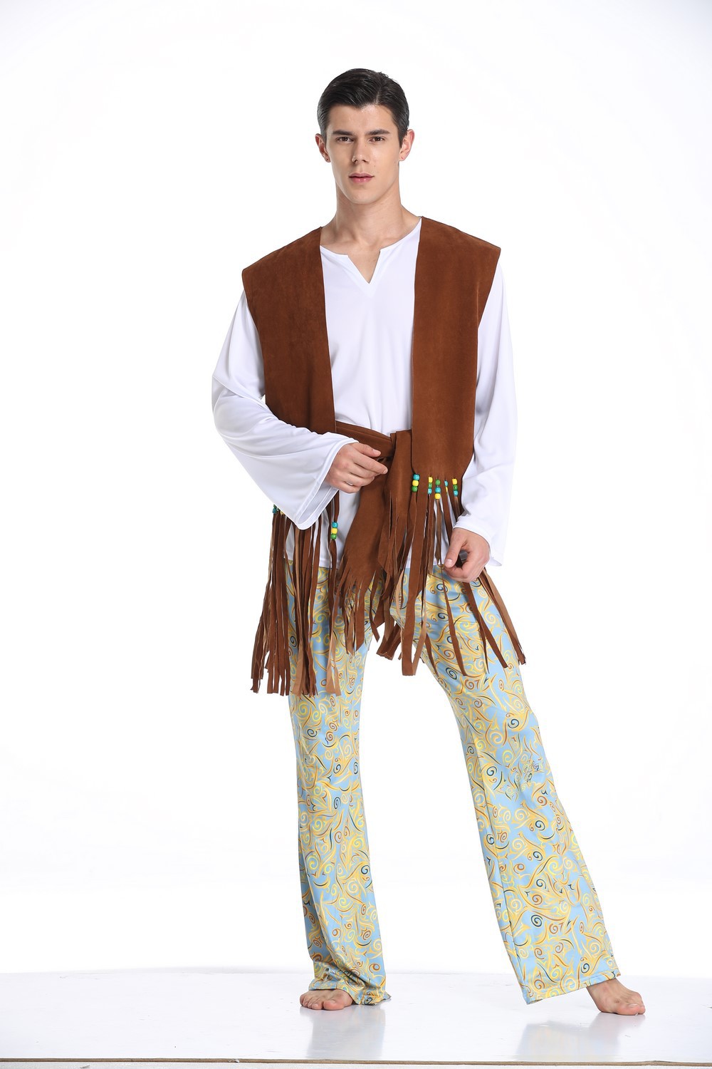 성인 커플 할로윈 코스튬 패션 힙합 태슬 의상 인디언  - Fashion Ethnic Indian Clothing 리뷰 및 가격