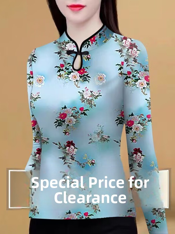 세련된 프린트 베이스 셔츠 여성용 슬림핏 이너웨어 티셔 - Ethnic Wear Fashion Designer 리뷰 및 가격