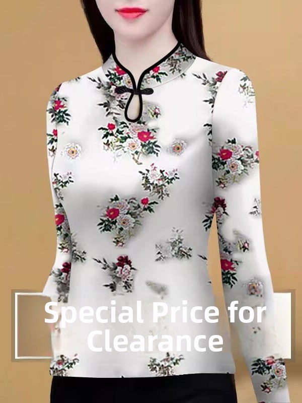 세련된 프린트 베이스 셔츠 여성용 슬림핏 이너웨어 티셔 - Ethnic Wear Fashion Designer 리뷰 및 가격