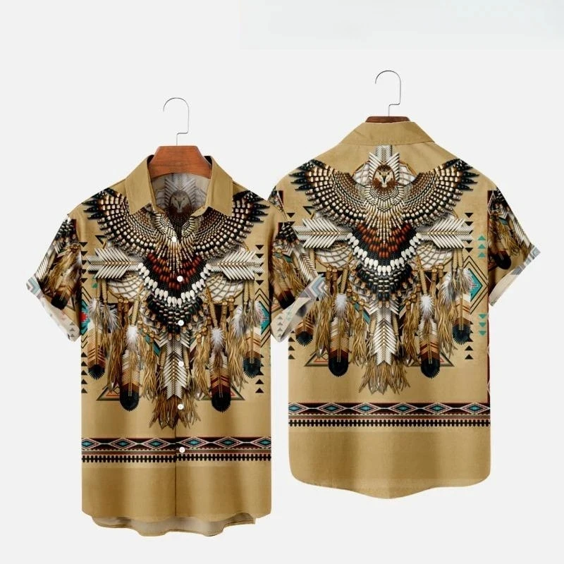 인도 민족 스타일 3D 인쇄 비치 셔츠 남성 여성 패션 - Fashion Ethnic Indian Clothing 리뷰 및 가격