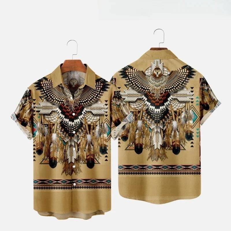 인도 민족 스타일 3D 인쇄 비치 셔츠 남성 여성 패션 - Fashion Ethnic Indian Clothing 리뷰 및 가격