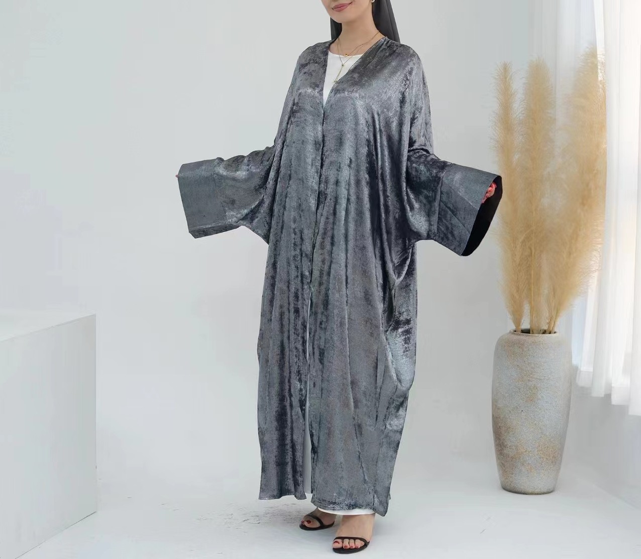 패셔너블한 패치워크 오픈 가디건 드레스 파티룩 신상품  - Ethnic Fashion Style 리뷰 및 가격